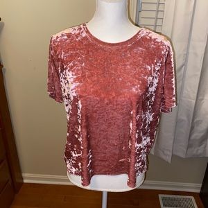 Velvet rose gold Arizona Jean company shirt